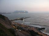 View over the Pacific ocean, from the Parque del Amor