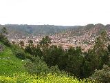 View over the city from a hill