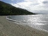 You can find all kinds of beaches around the island, white sand, black sand, soft stones, ...