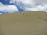 Climbing up the dunes is no easy job though 