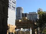 Sydney architecture is quite varied, old and new buildings next to each others