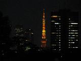 Tokyo tower, by night.