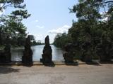 This is the bridge to Angkor Thom