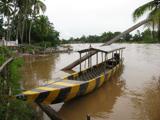 People wash themselves in the Mekong.