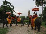 Even monks ride elephants :)
