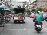 Typical street in Bangkok